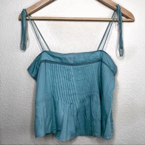 Urban outfitters green crop top NWT H8
